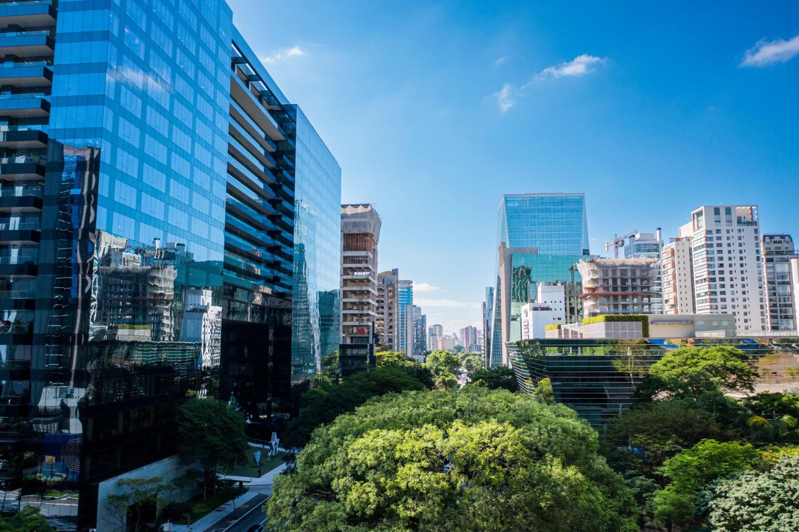 View of Faria Lima in São Paulo
