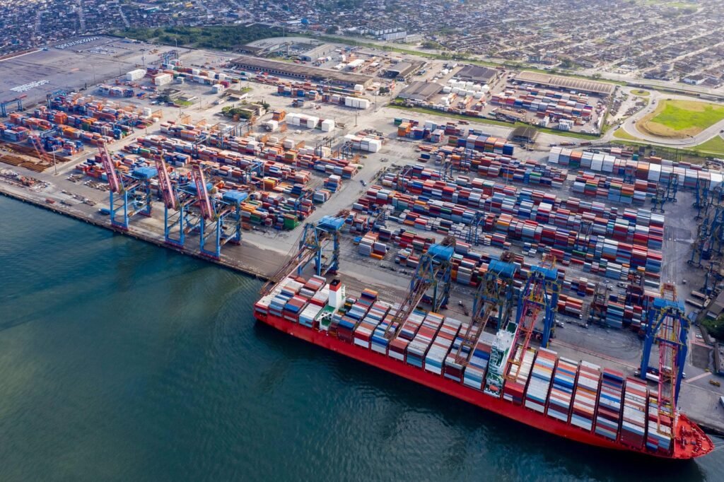 Port of Santos in São Paulo