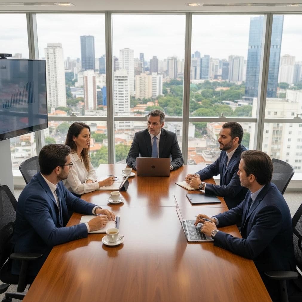 business meeting in São Paulo