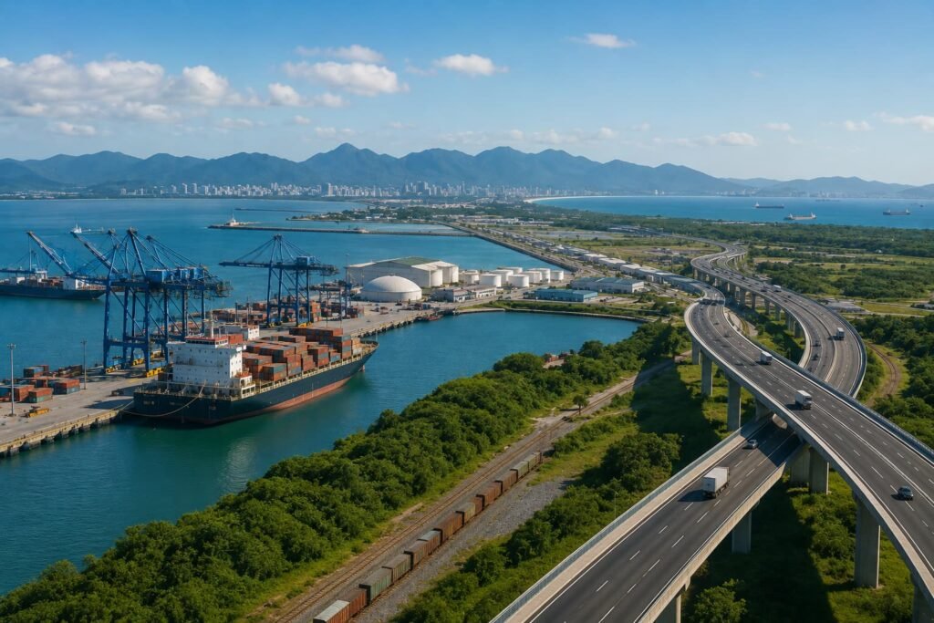 Brazil port and road infrastructure