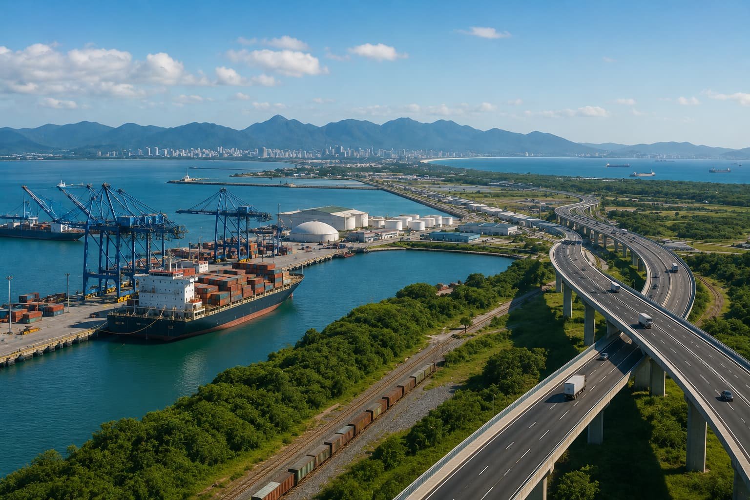 Brazil port and road infrastructure