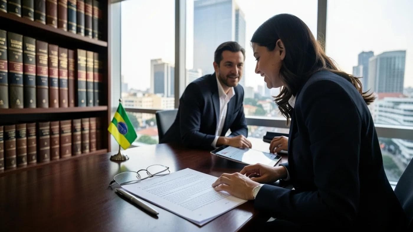 Lawyer's office in Brazil